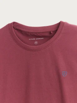 Alvaro Moreno Camisetas|CAMISETA BASICA Burdeos