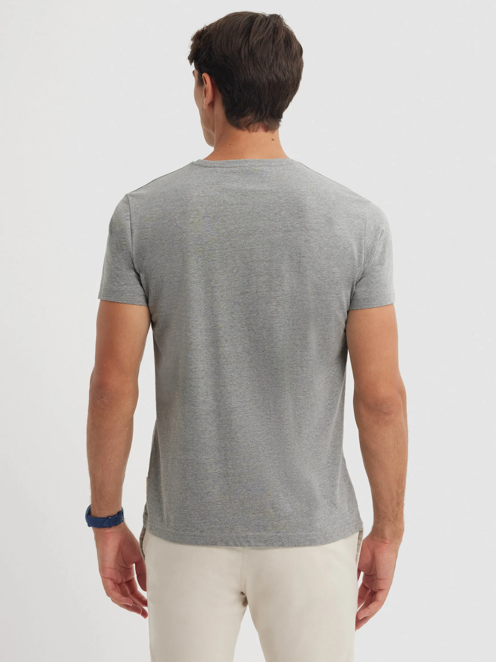 Alvaro Moreno Camisetas|CAMISETA BASICA Gris