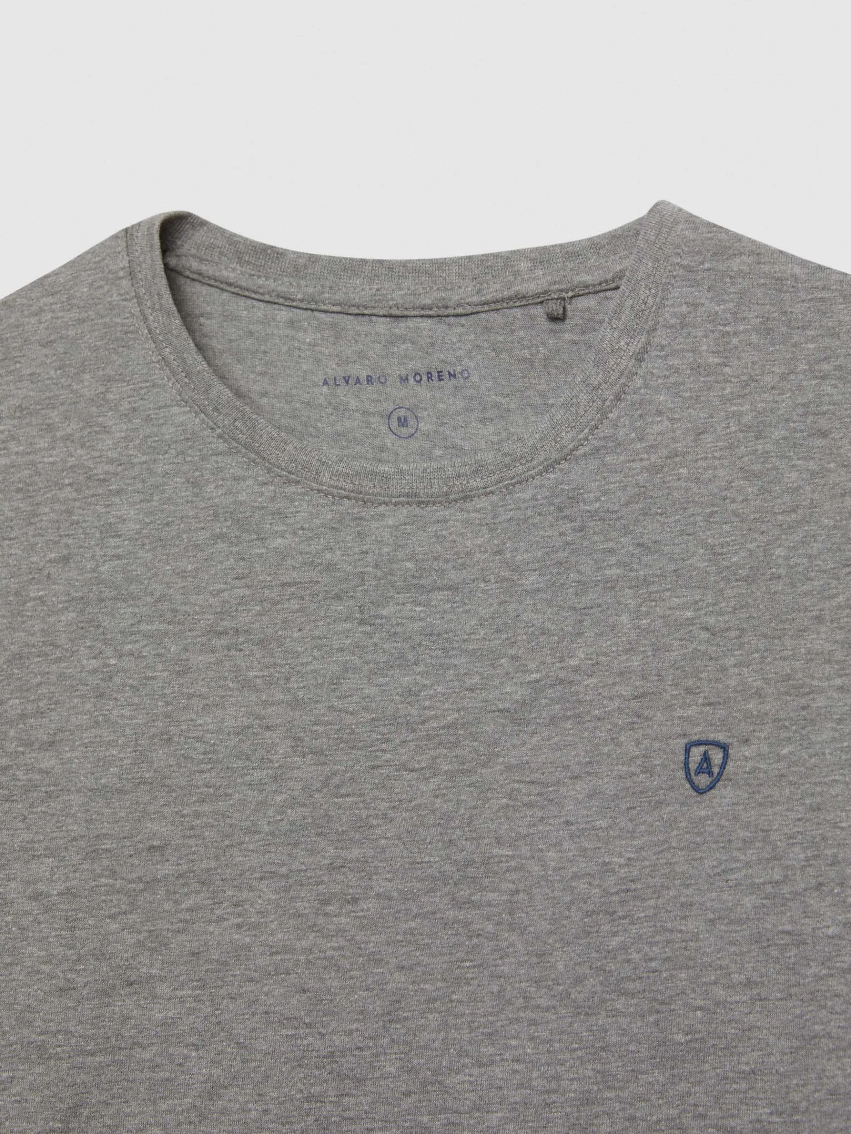 Alvaro Moreno Camisetas|CAMISETA BASICA Gris