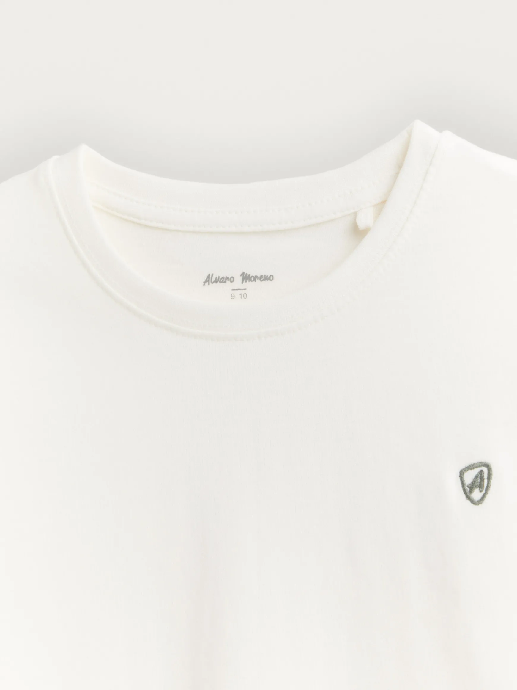 Alvaro Moreno Camisetas|CAMISETA BASICA KIDS Crudo