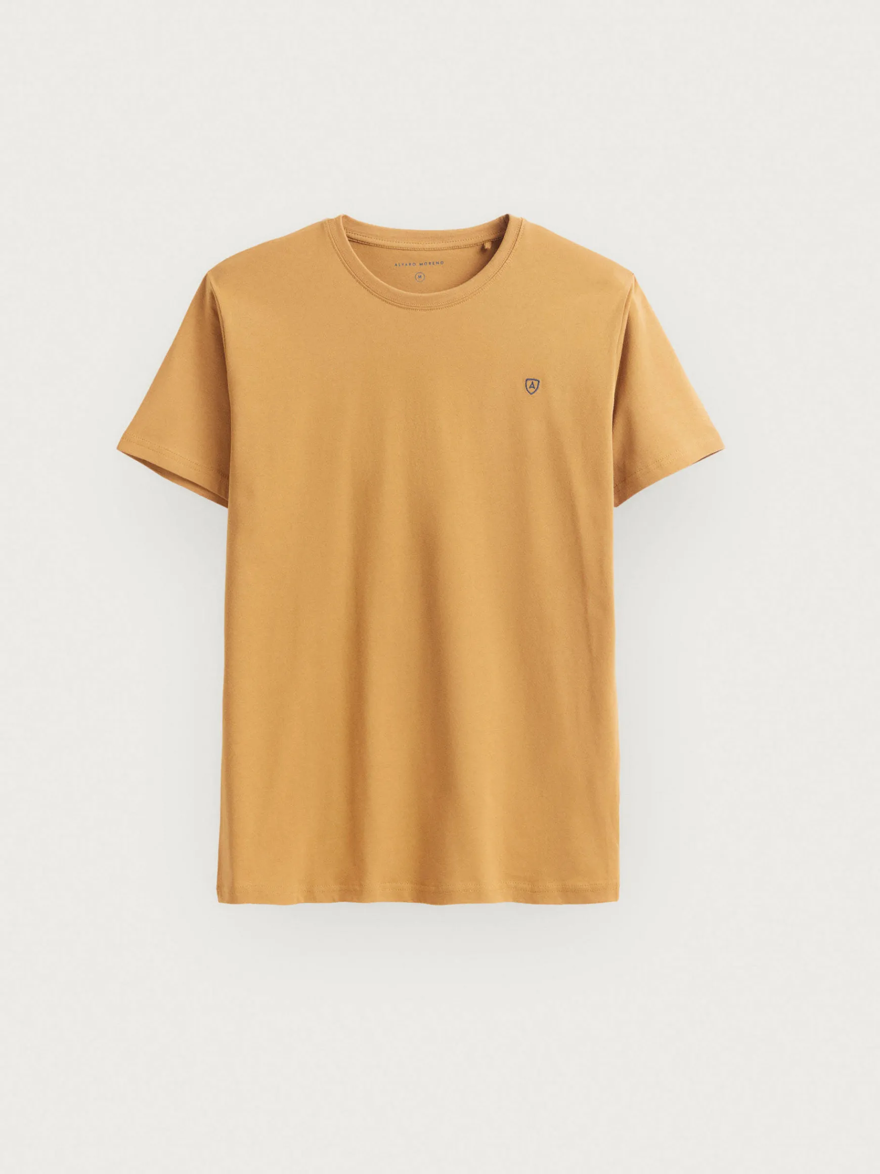 Alvaro Moreno Camisetas|CAMISETA BASICA Mostaza