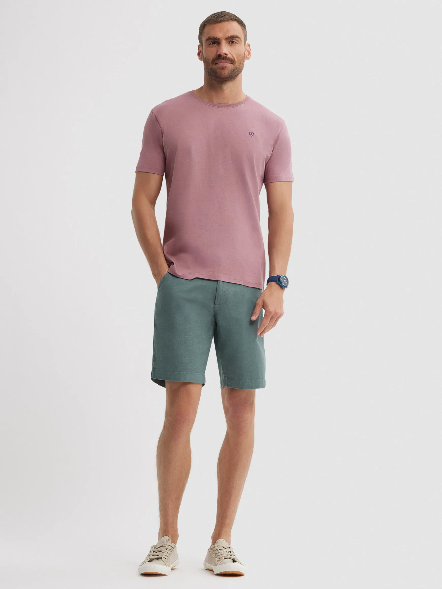 Alvaro Moreno Camisetas|CAMISETA BASICA Violeta
