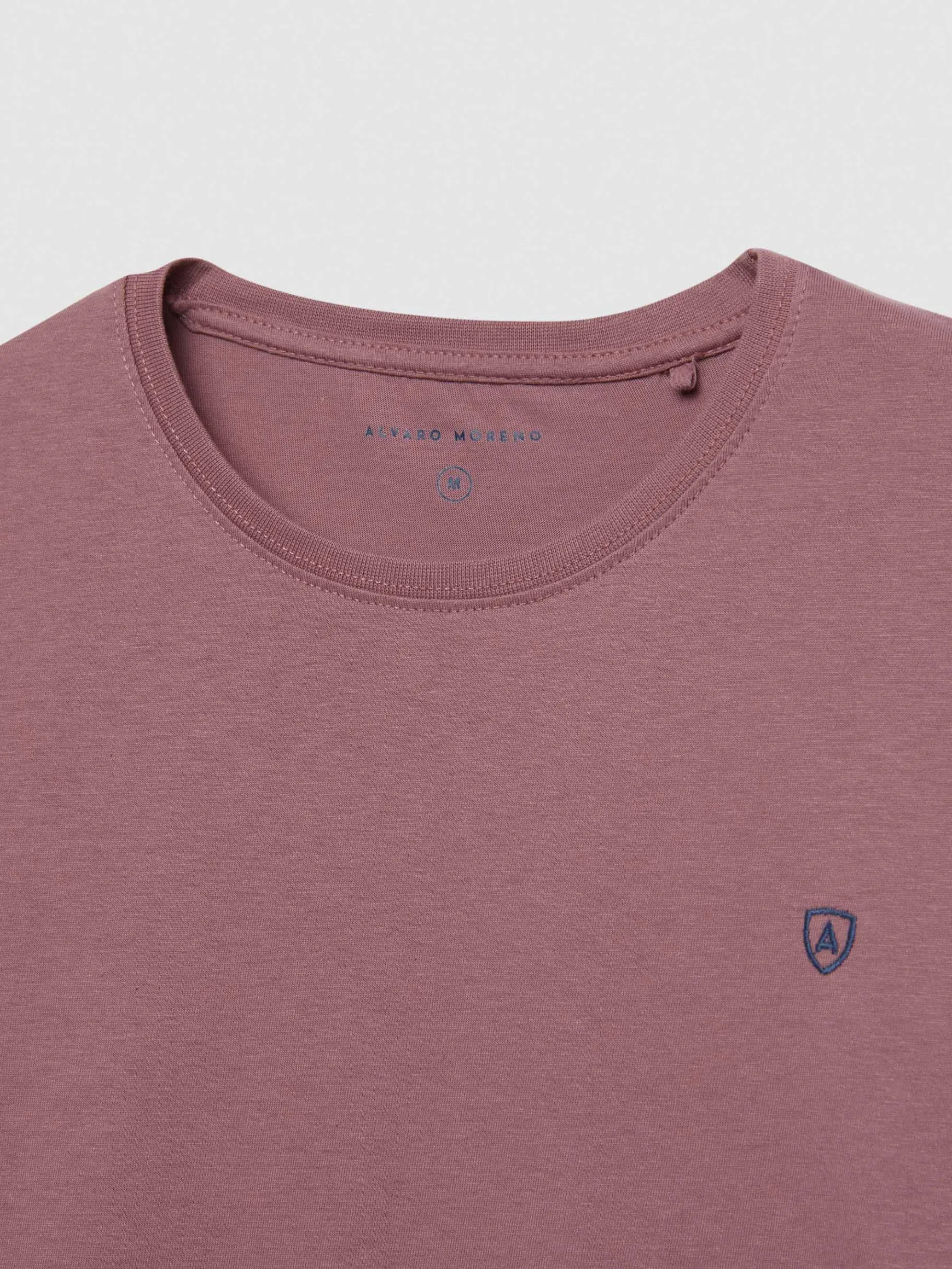 Alvaro Moreno Camisetas|CAMISETA BASICA Violeta