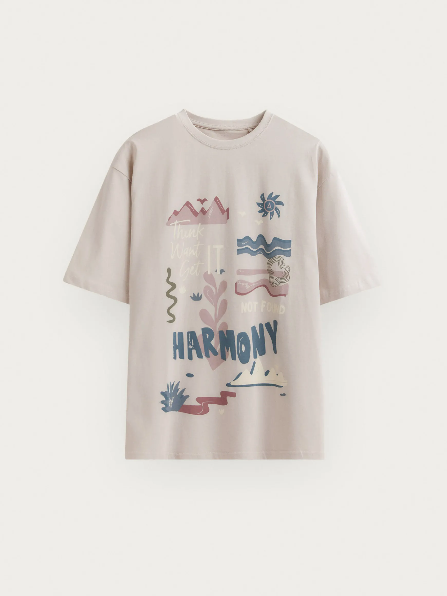 Alvaro Moreno Teen|Camisetas|CAMISETA HARMONY Beige