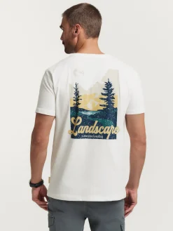 Alvaro Moreno Camisetas|CAMISETA LANDSCAPE Blanco