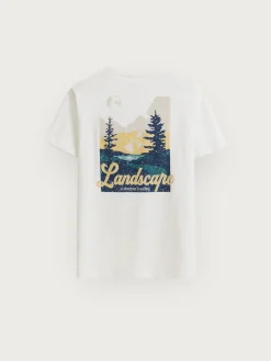 Alvaro Moreno Camisetas|CAMISETA LANDSCAPE Blanco
