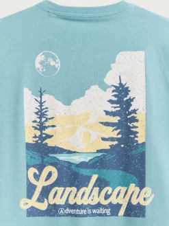 Alvaro Moreno Camisetas|CAMISETA LANDSCAPE Verde Agua