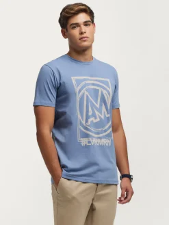 Alvaro Moreno Teen|Camisetas|CAMISETA LOGO Azul
