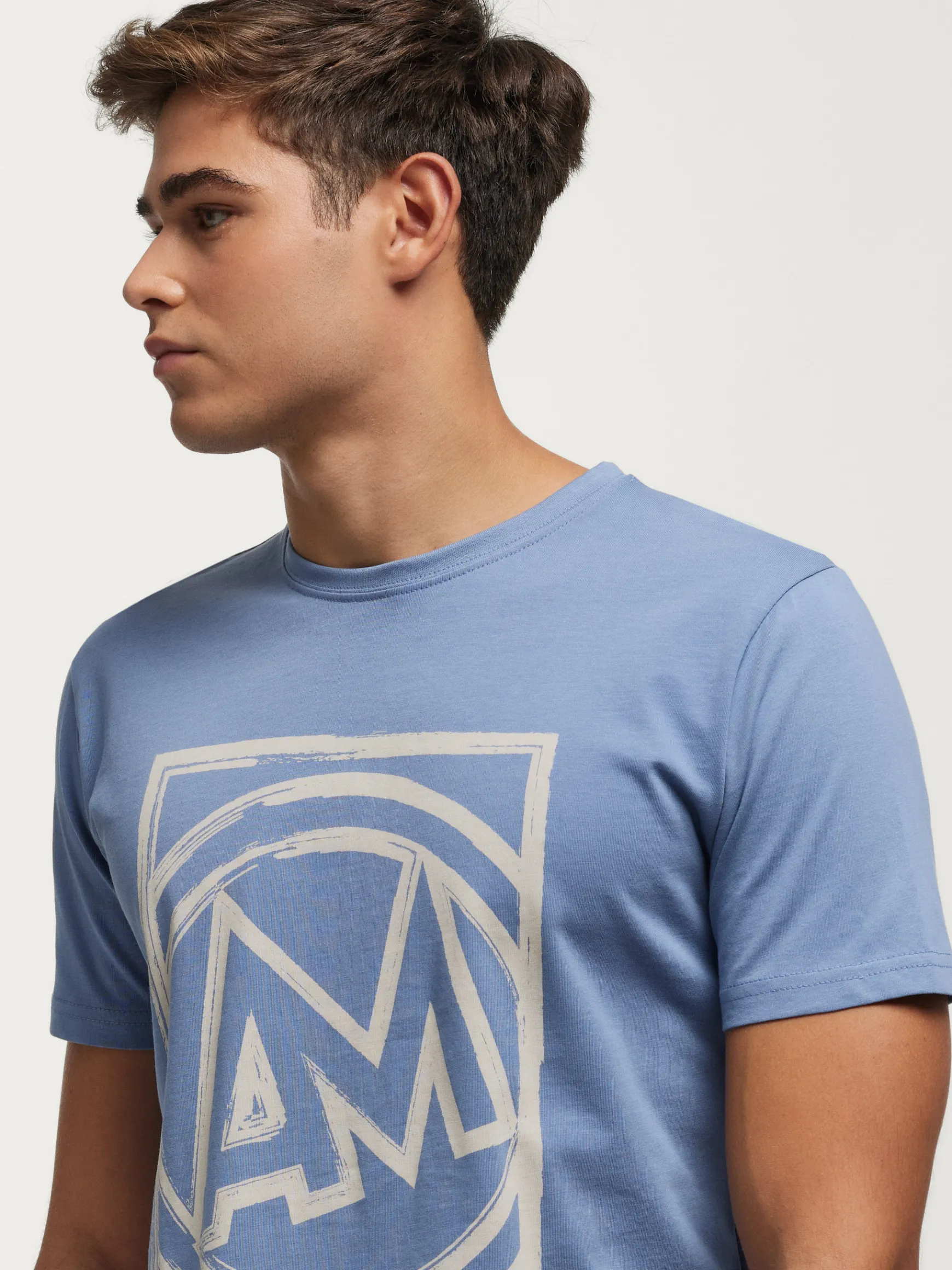 Alvaro Moreno Teen|Camisetas|CAMISETA LOGO Azul