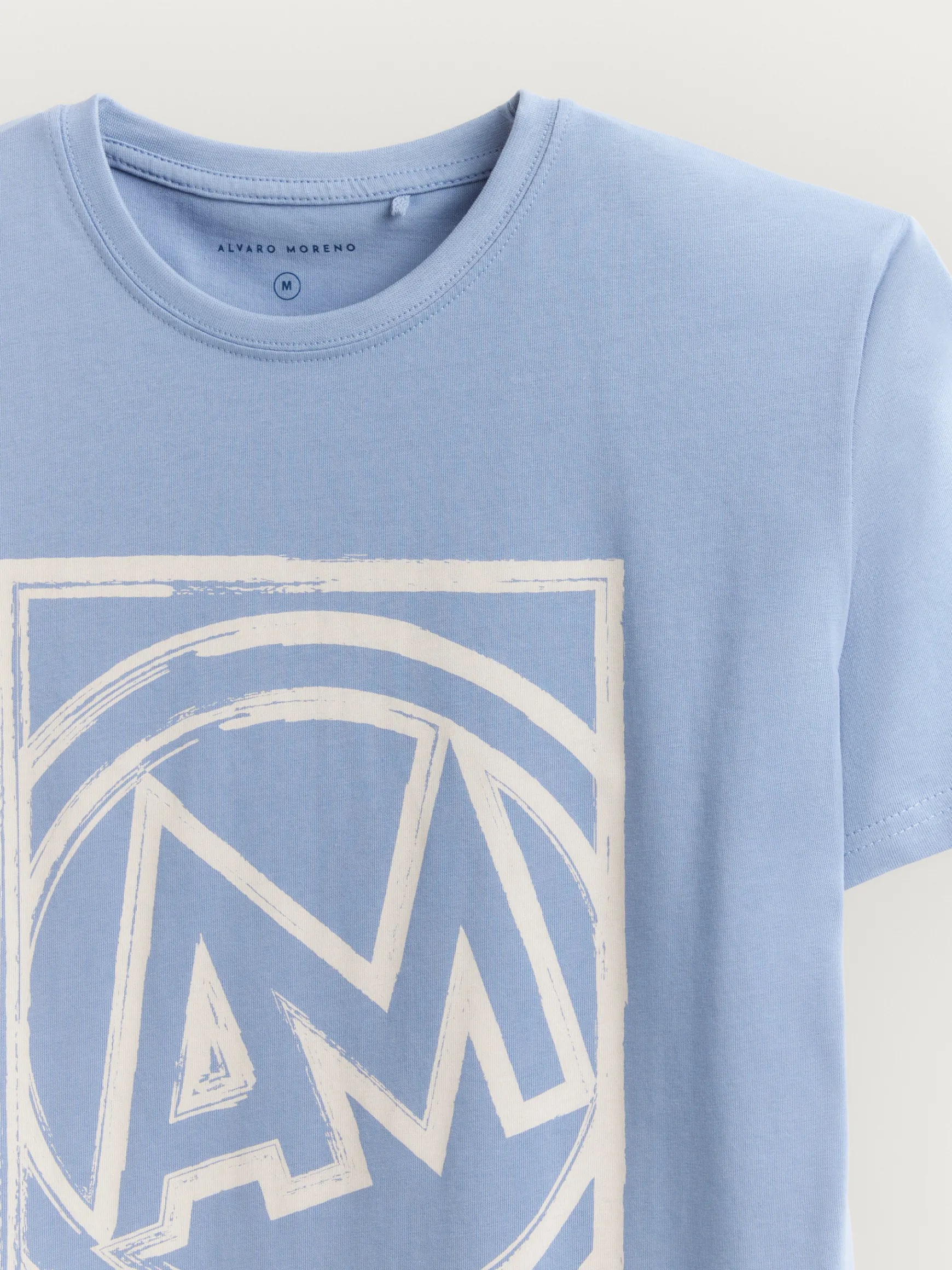 Alvaro Moreno Teen|Camisetas|CAMISETA LOGO Azul