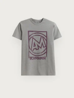Alvaro Moreno Teen|Camisetas|CAMISETA LOGO Gris