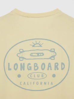 Alvaro Moreno Camisetas|CAMISETA LONGBOARD Amarillo