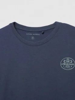 Alvaro Moreno Camisetas|CAMISETA LONGBOARD Azul Marino