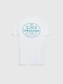 Alvaro Moreno Camisetas|CAMISETA LONGBOARD Blanco