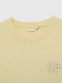 Alvaro Moreno Camisetas|CAMISETA LONGBOARD KIDS Amarillo