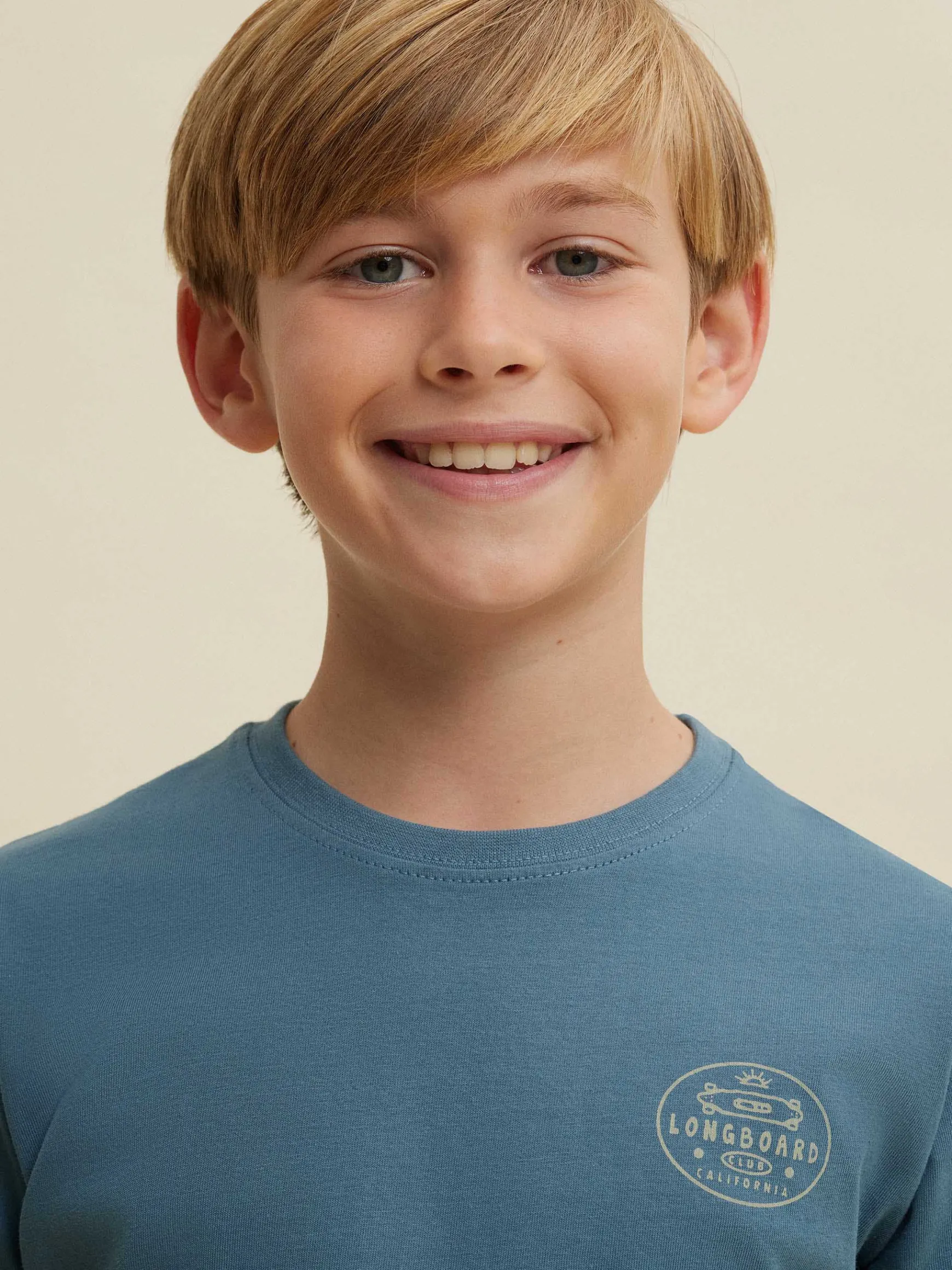 Alvaro Moreno Camisetas|CAMISETA LONGBOARD KIDS Azul