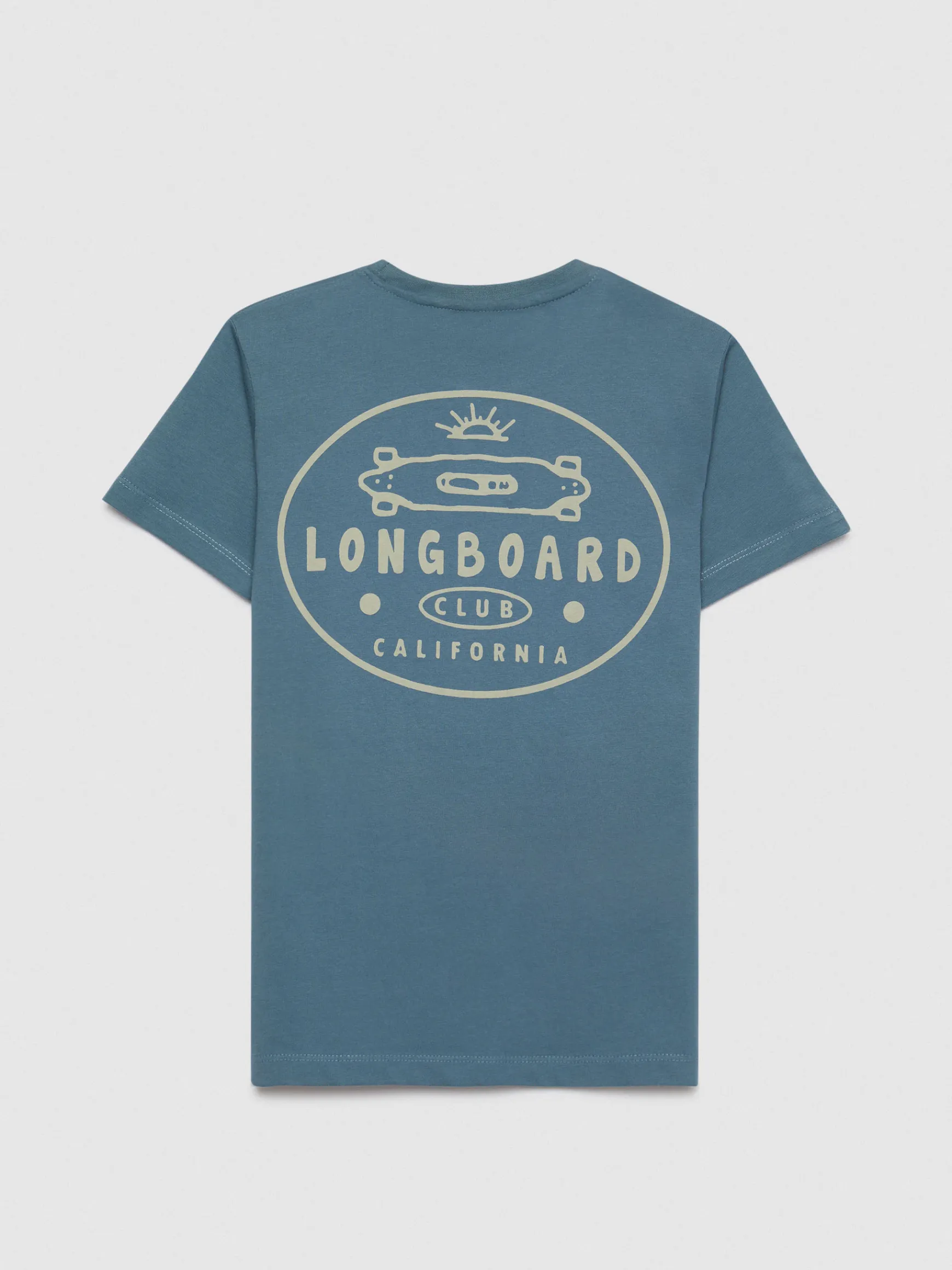 Alvaro Moreno Camisetas|CAMISETA LONGBOARD KIDS Azul