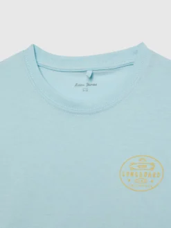 Alvaro Moreno Camisetas|CAMISETA LONGBOARD KIDS Verde Agua