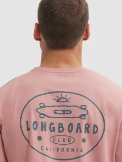 Alvaro Moreno Camisetas|CAMISETA LONGBOARD Rosa