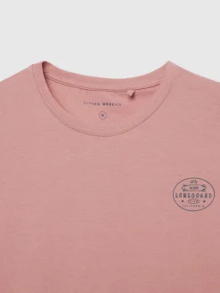 Alvaro Moreno Camisetas|CAMISETA LONGBOARD Rosa