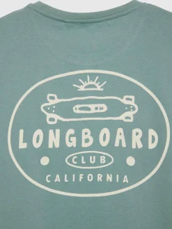 Alvaro Moreno Camisetas|CAMISETA LONGBOARD Verde