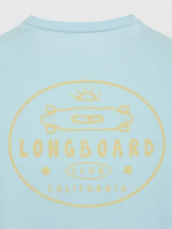 Alvaro Moreno Camisetas|CAMISETA LONGBOARD Verde Agua
