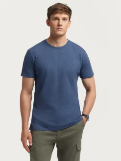 Alvaro Moreno Camisetas|CAMISETA MELANGE Azul