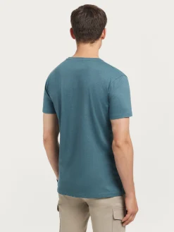 Alvaro Moreno Camisetas|CAMISETA MELANGE Azul