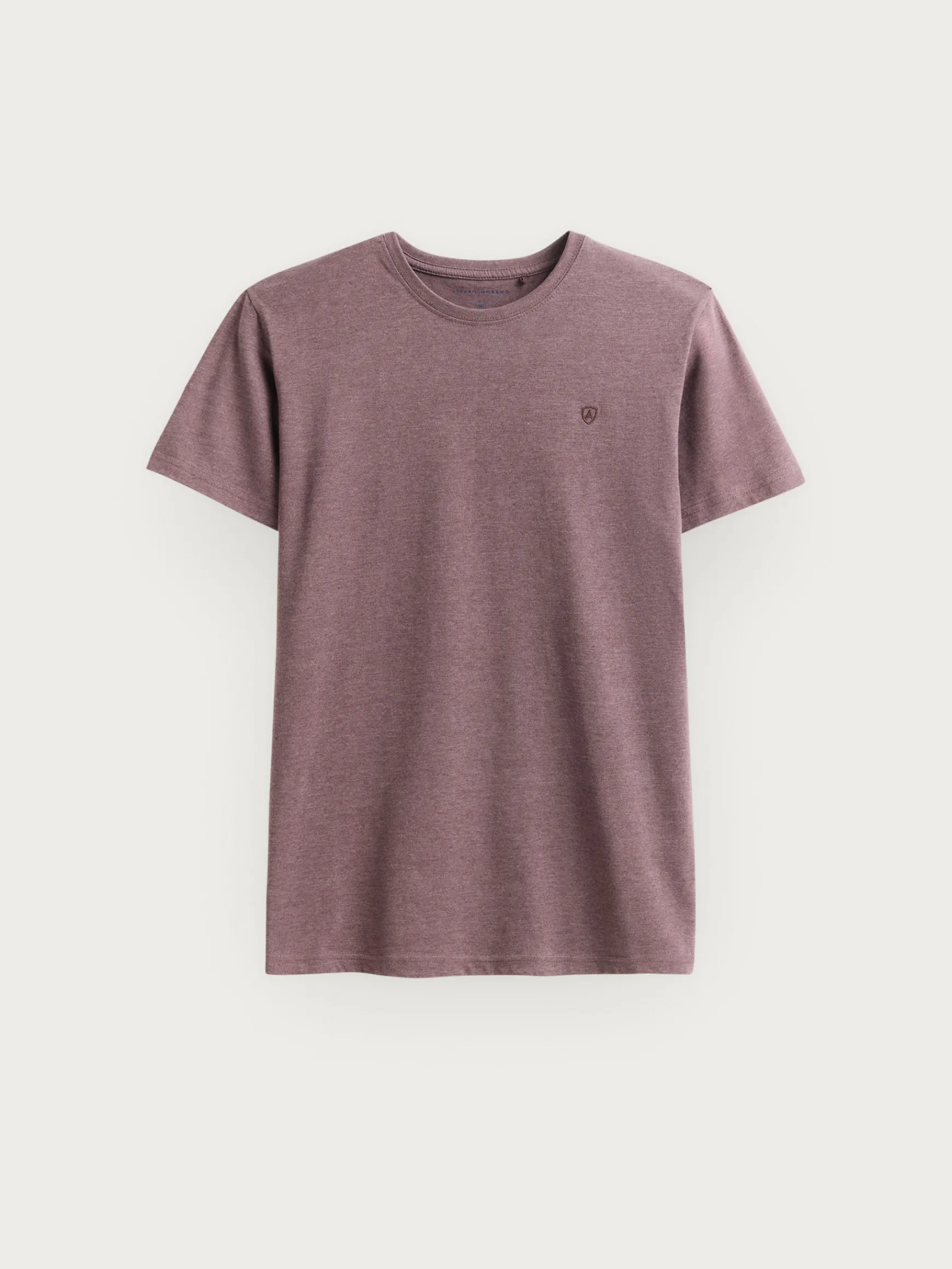 Alvaro Moreno Camisetas|CAMISETA MELANGE Burdeos