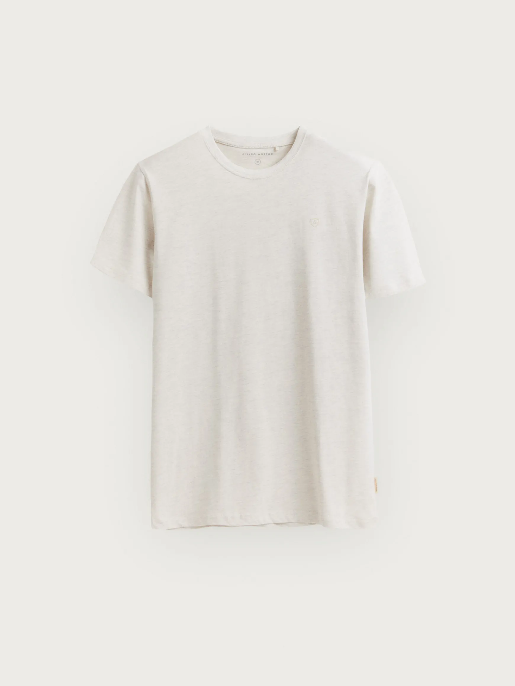 Alvaro Moreno Teen|Camisetas|CAMISETA MELANGE Crudo