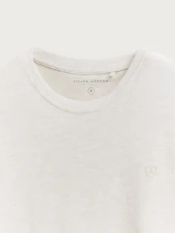 Alvaro Moreno Teen|Camisetas|CAMISETA MELANGE Crudo