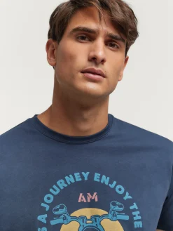 Alvaro Moreno Camisetas|CAMISETA SCOOTER Azul Marino