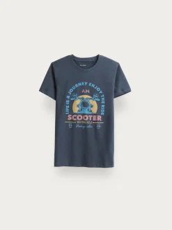 Alvaro Moreno Camisetas|CAMISETA SCOOTER KIDS Azul Marino