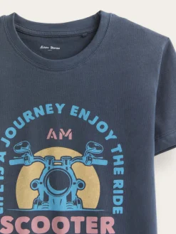 Alvaro Moreno Camisetas|CAMISETA SCOOTER KIDS Azul Marino