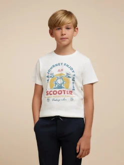 Alvaro Moreno Camisetas|CAMISETA SCOOTER KIDS Blanco