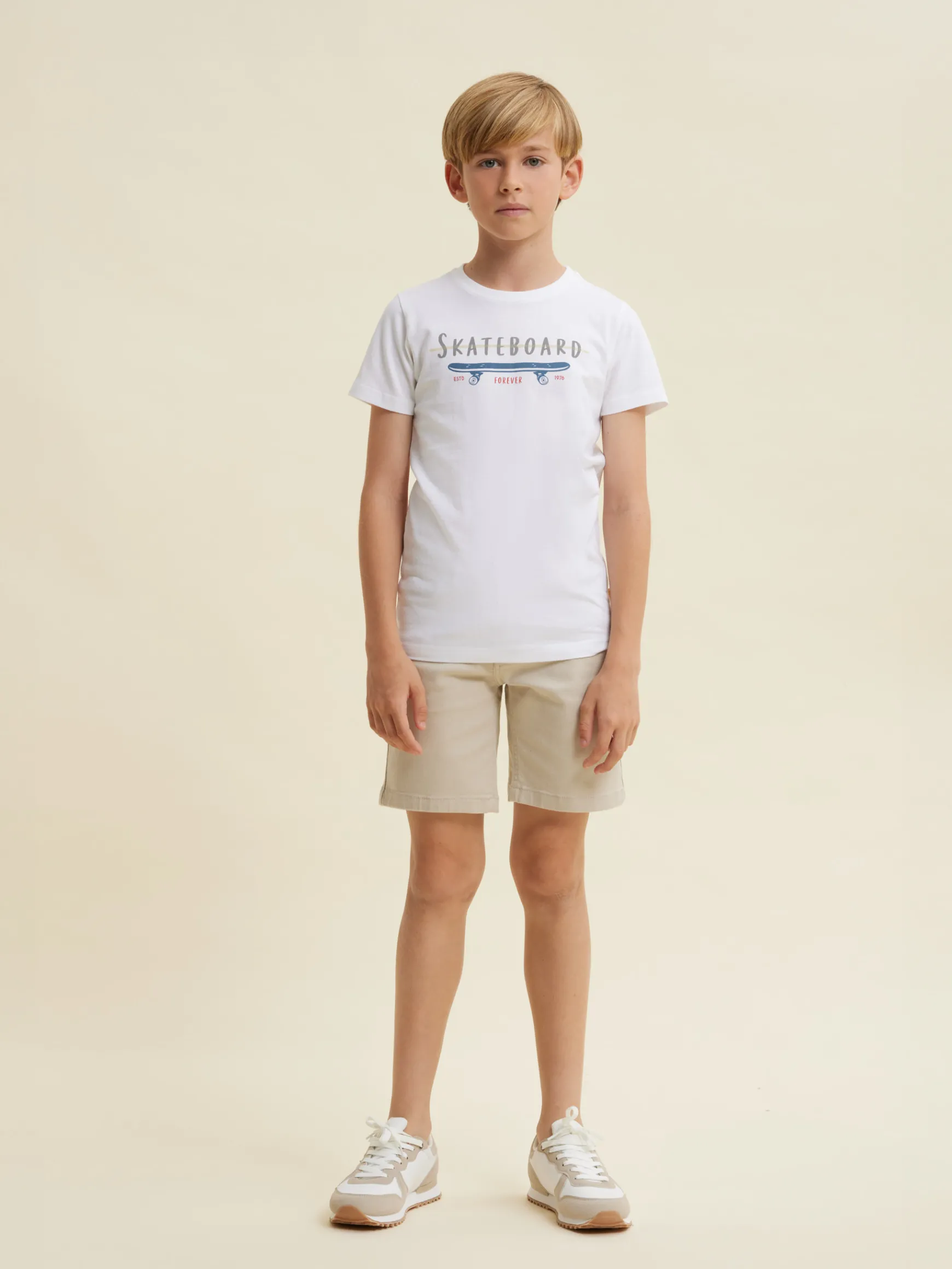Alvaro Moreno Camisetas|CAMISETA SKATEBOARD KIDS Blanco