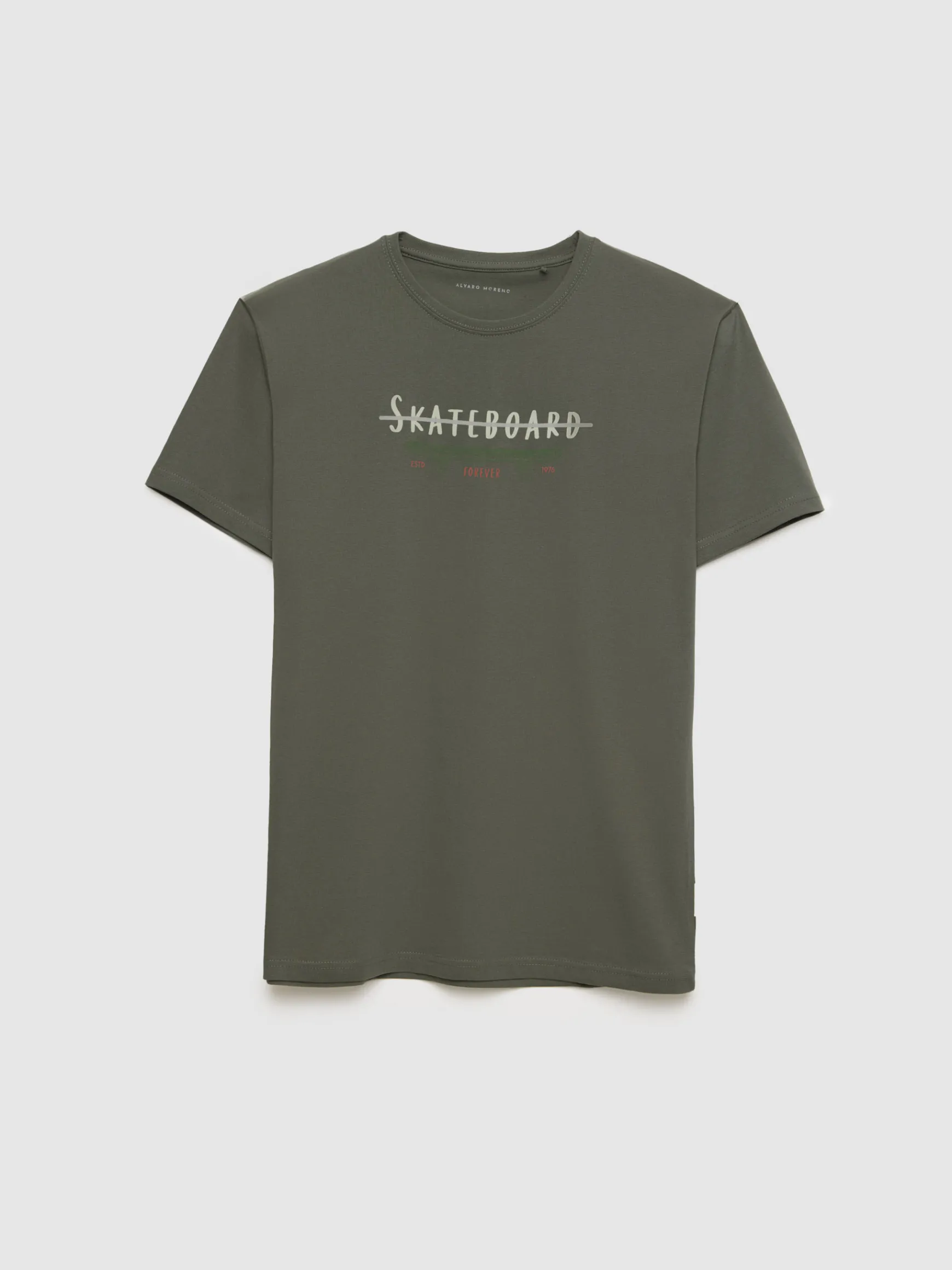 Alvaro Moreno Camisetas|CAMISETA SKATEBOARD Verde
