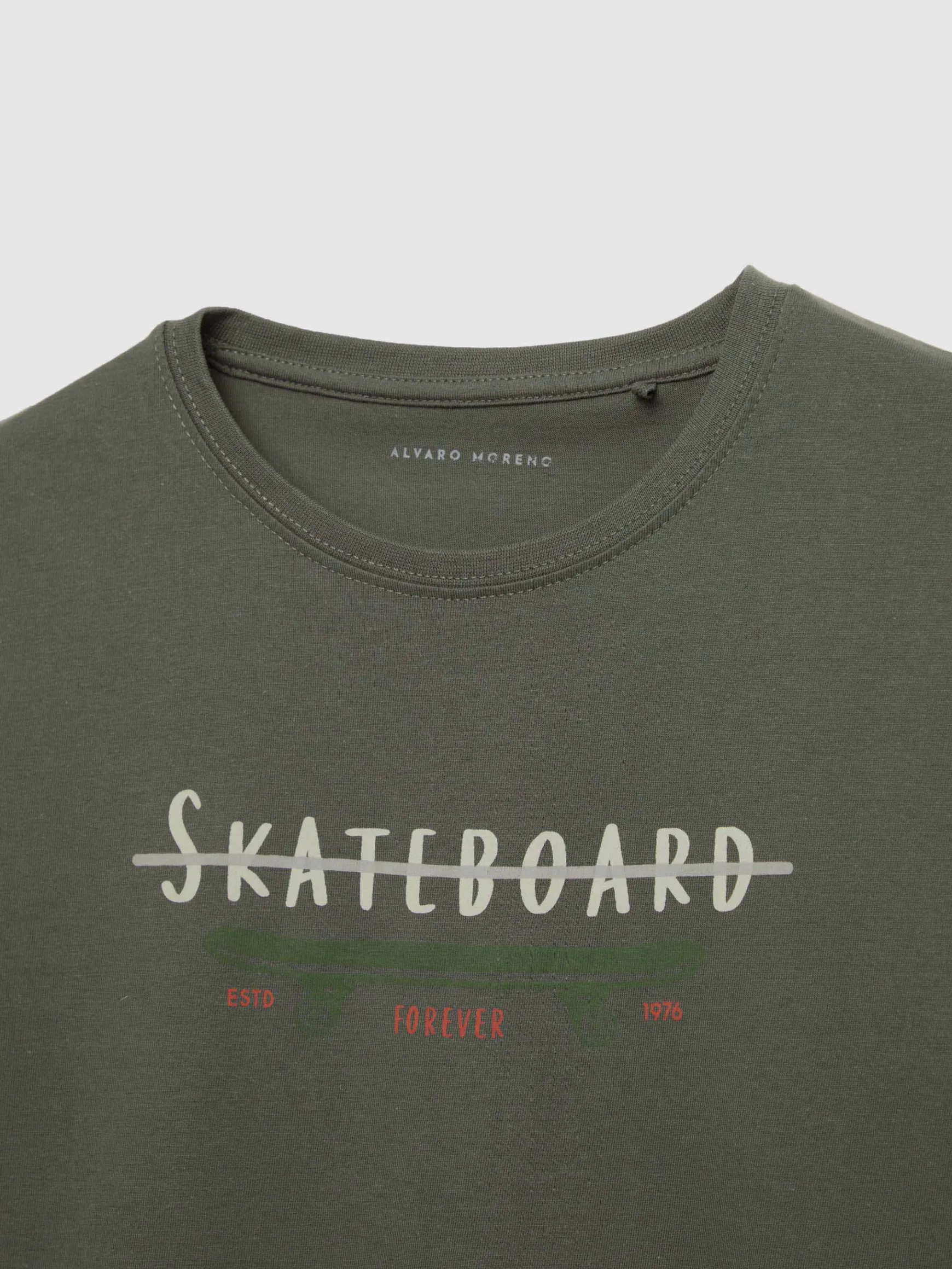 Alvaro Moreno Camisetas|CAMISETA SKATEBOARD Verde