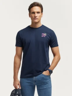 Alvaro Moreno Teen|Camisetas|CAMISETA SNOW Azul Marino
