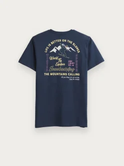 Alvaro Moreno Teen|Camisetas|CAMISETA SNOW Azul Marino