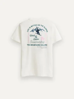 Alvaro Moreno Teen|Camisetas|CAMISETA SNOW Blanco