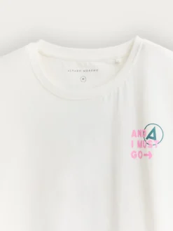 Alvaro Moreno Teen|Camisetas|CAMISETA SNOW Blanco