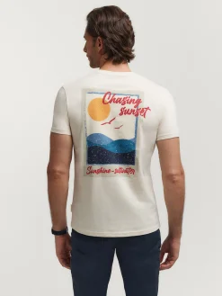 Alvaro Moreno Camisetas|CAMISETA SUNSET Beige