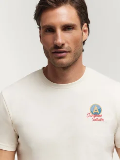 Alvaro Moreno Camisetas|CAMISETA SUNSET Beige