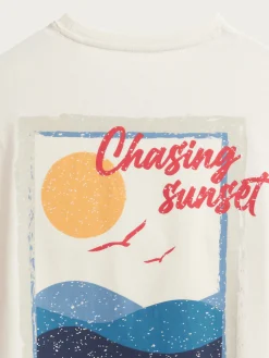Alvaro Moreno Camisetas|CAMISETA SUNSET Beige