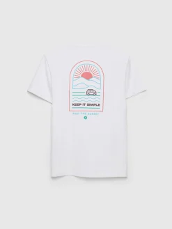 Alvaro Moreno Camisetas|CAMISETA SUNSET Blanco
