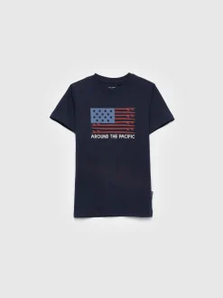 Alvaro Moreno Camisetas|CAMISETA USA KIDS Azul Marino