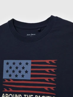 Alvaro Moreno Camisetas|CAMISETA USA KIDS Azul Marino