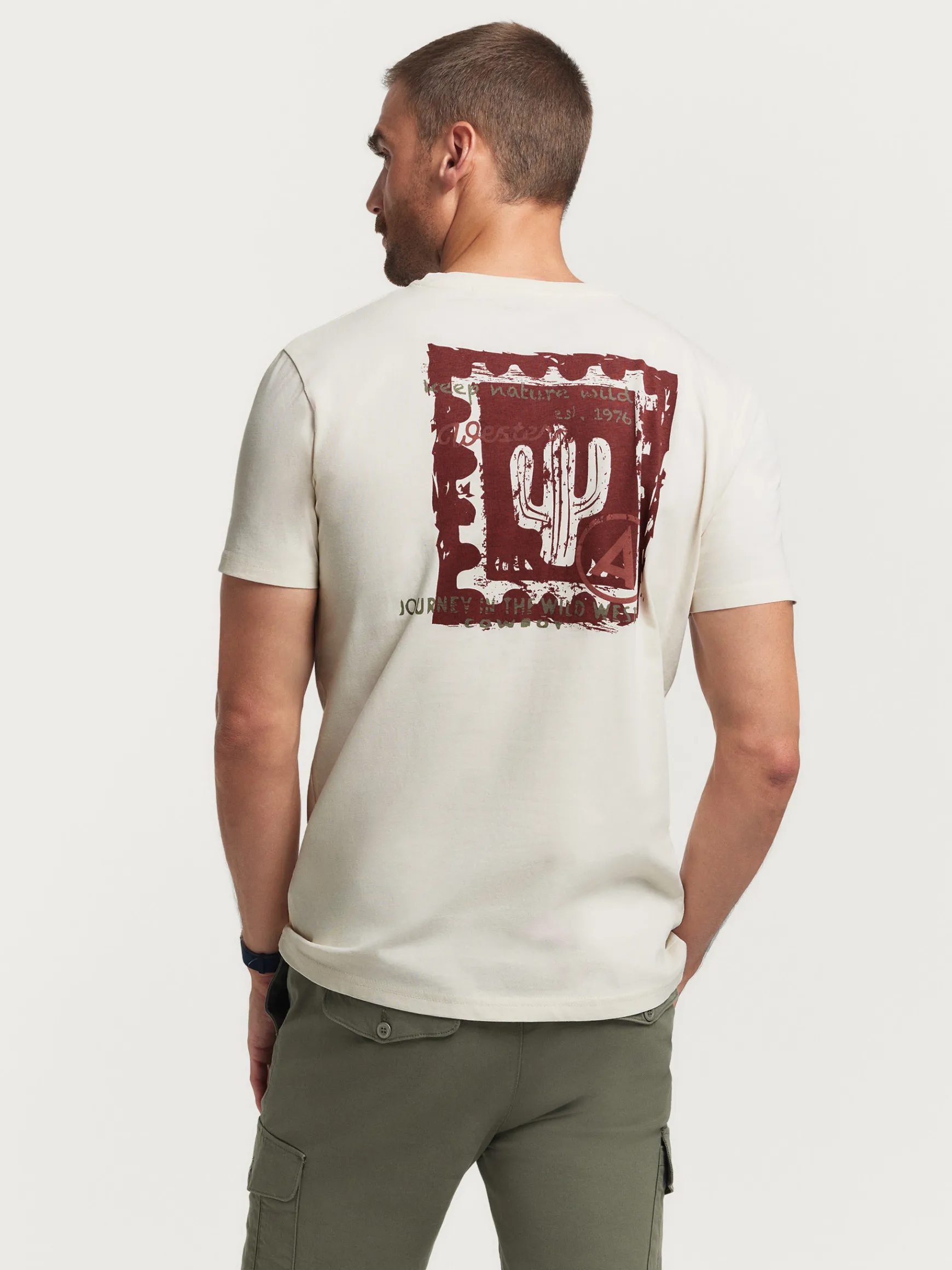 Alvaro Moreno Camisetas|CAMISETA WESTERN Blanco