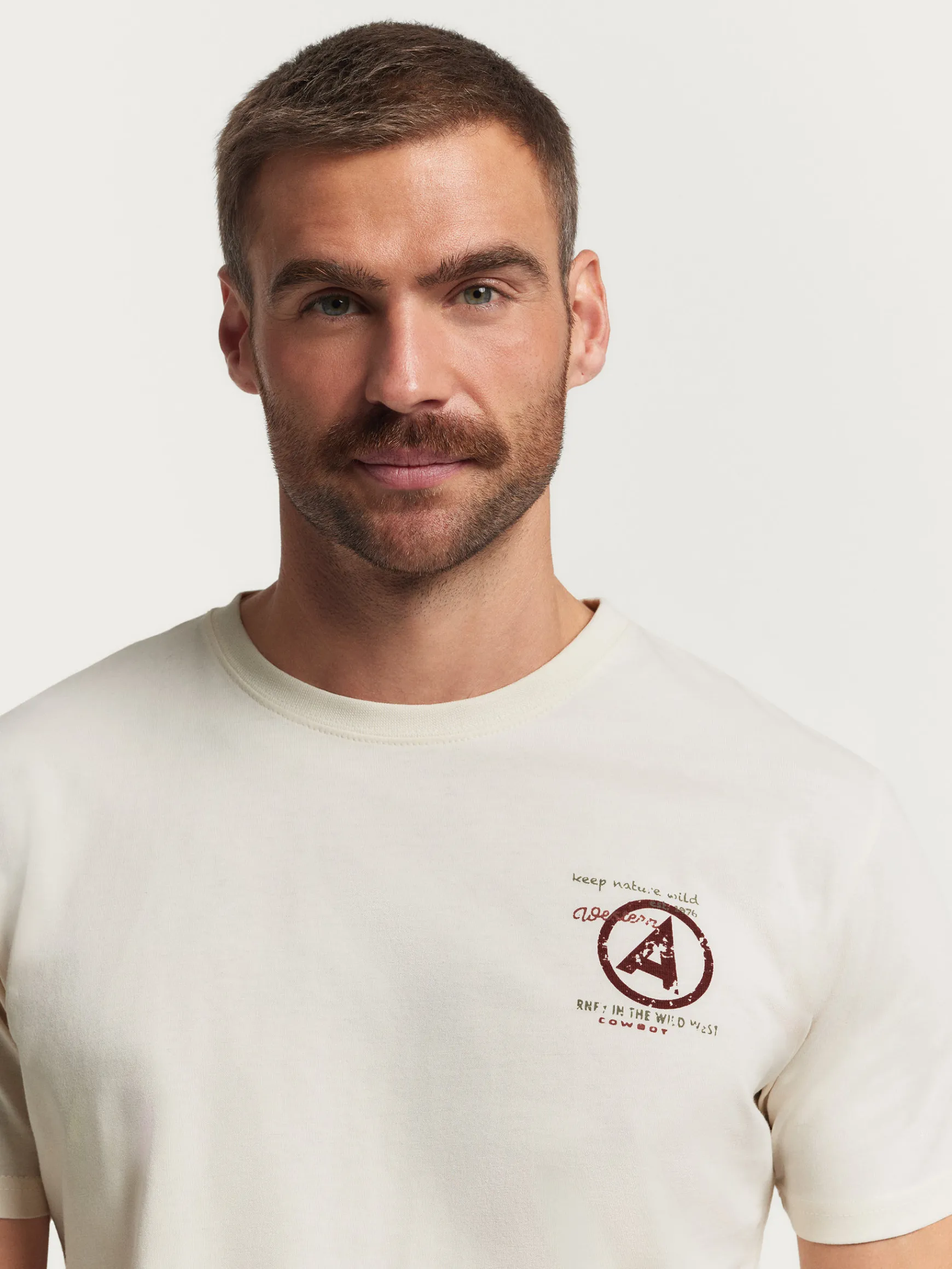 Alvaro Moreno Camisetas|CAMISETA WESTERN Blanco